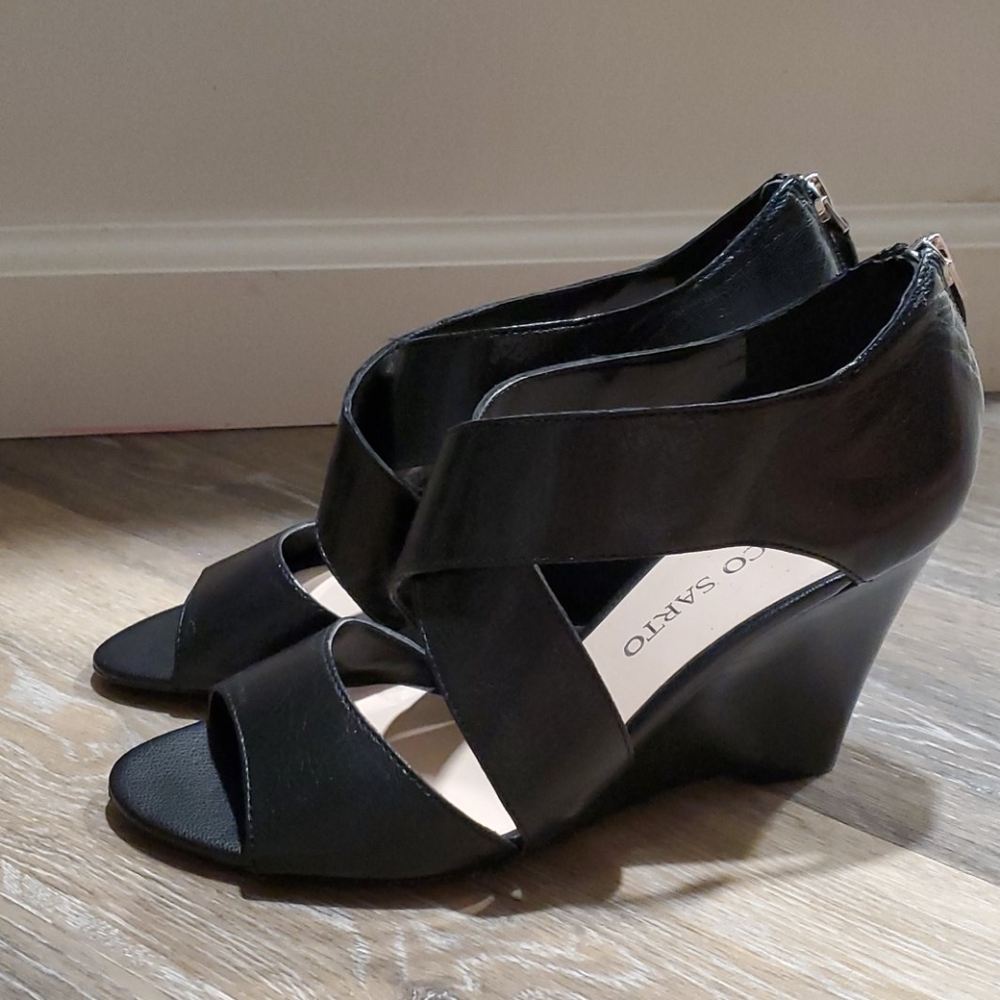 Franco Sarto black heels size 6